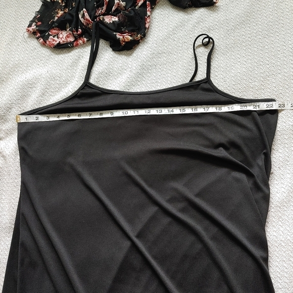 TORRID Floral Print Mesh Tee Dress Size 2 - Picture 8 of 12